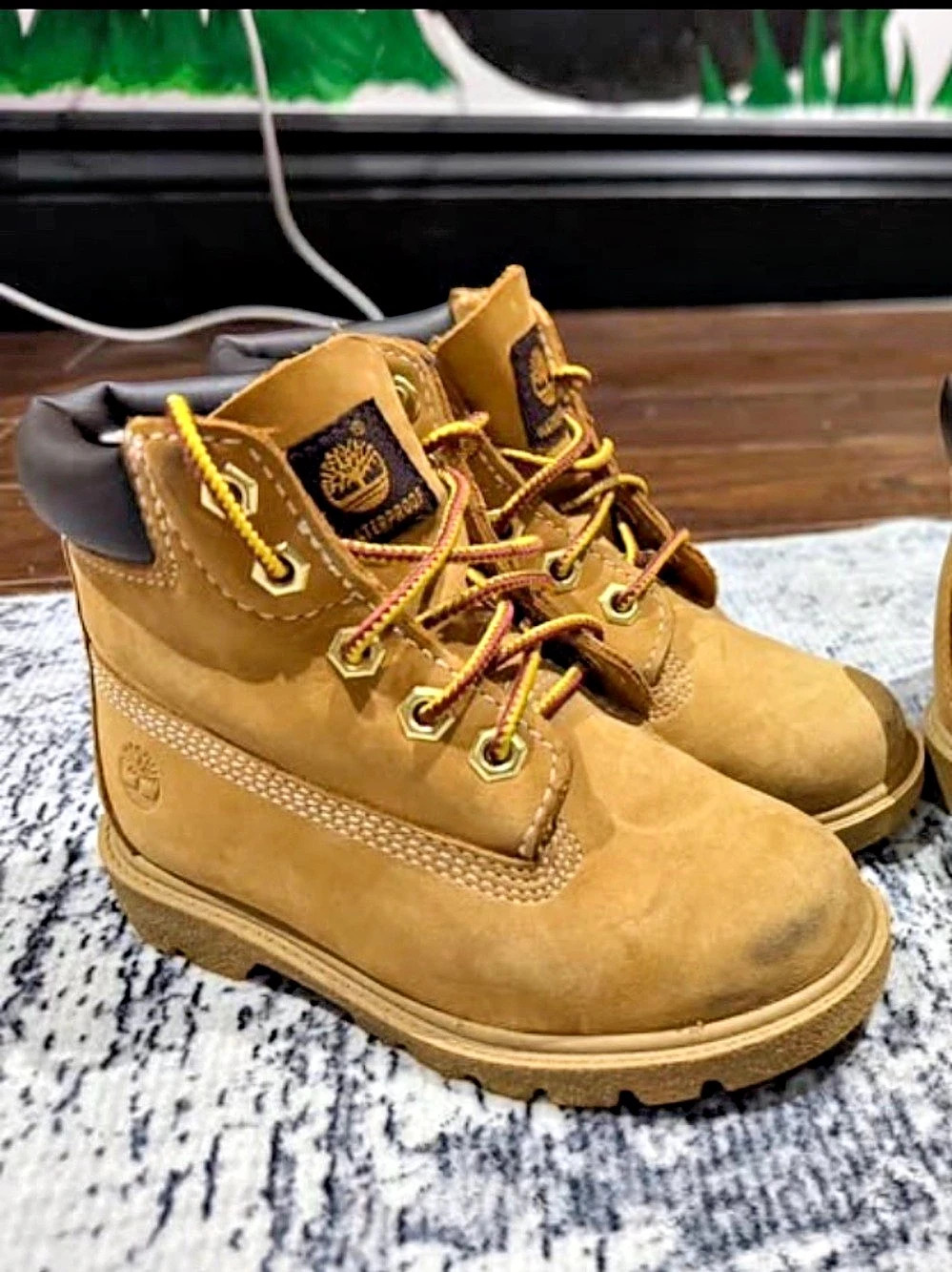 Timberland Premium Waterproof Boots Junior Kids' Boots in Brown & Black